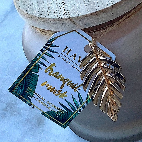 HAVEN STREET CANDLE TRANQUIL MUSK TROPICAL SCENTED WOOD WICK - Picture 3 of 4